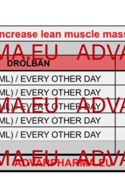 Pharmacological cycle to increase lean muscle mass and definition (4-5 weeks):